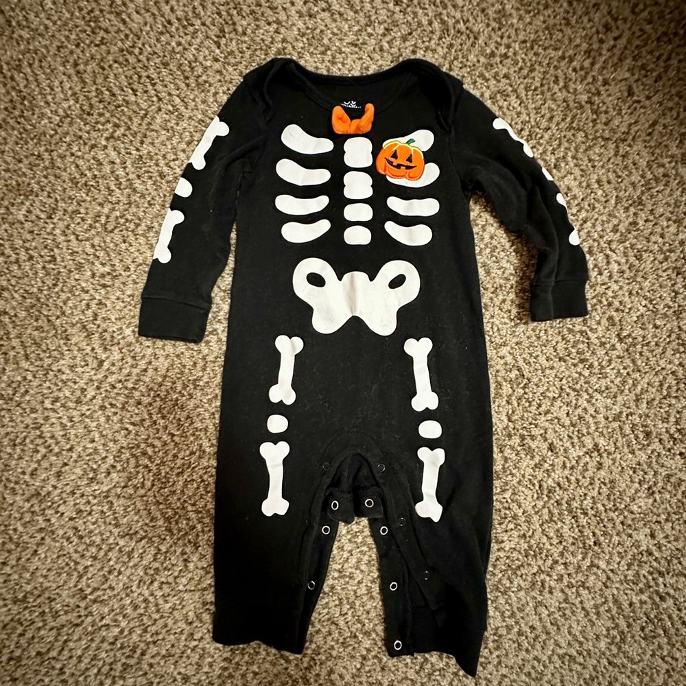 Halloween Skeleton Infant One Piece